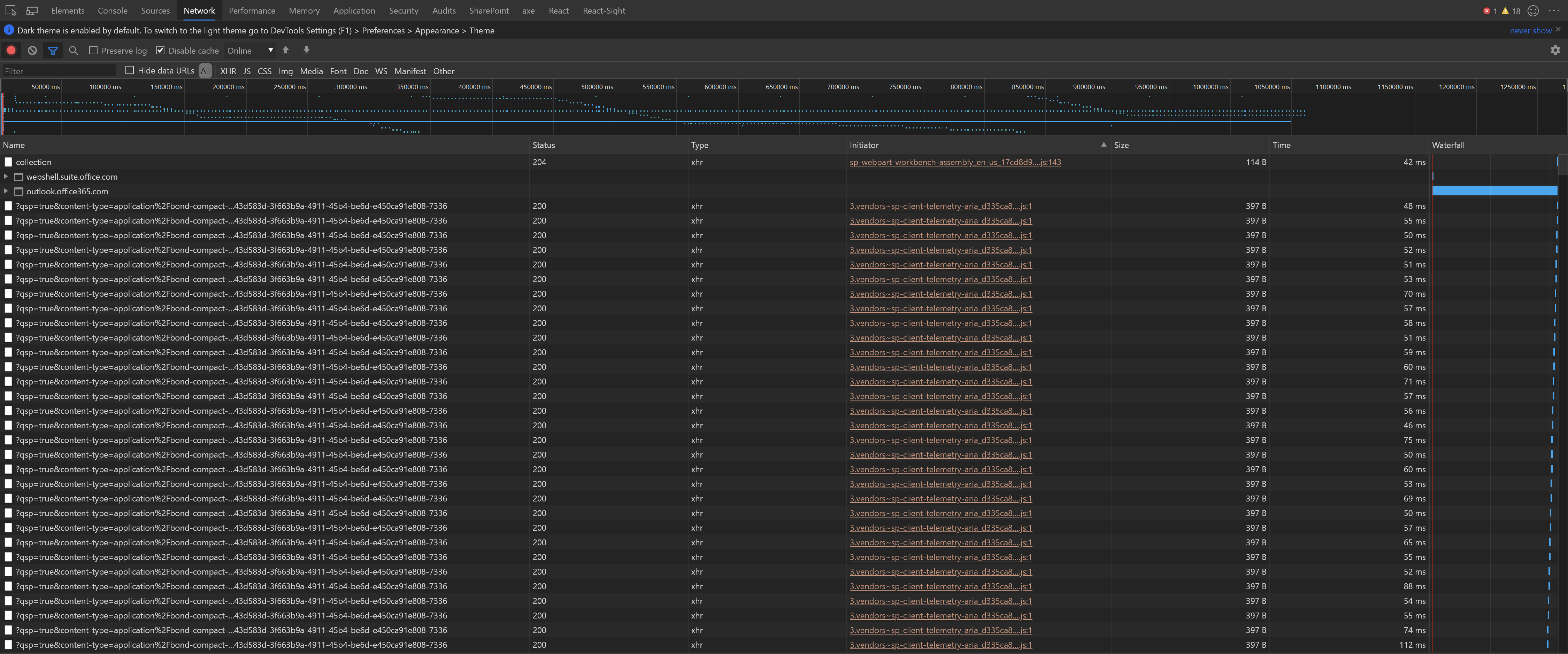 More telemetry calls