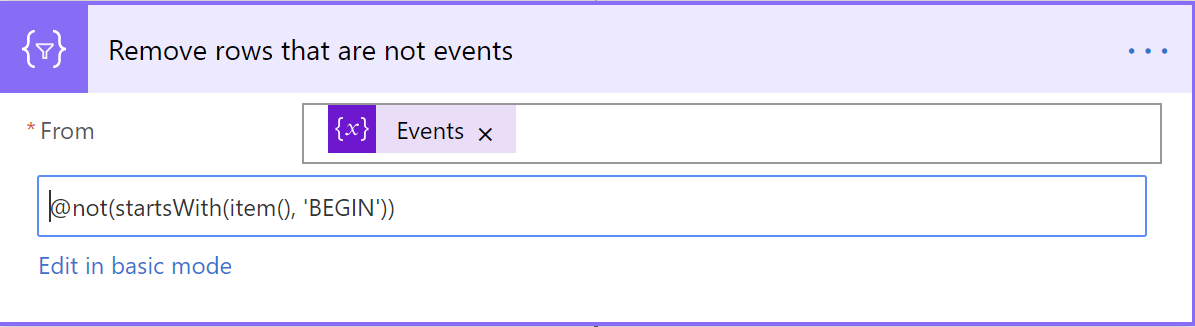 Not events