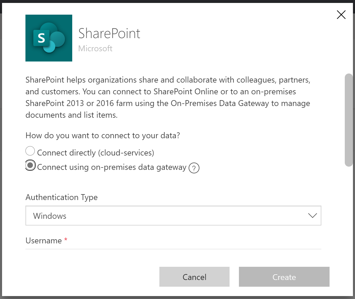 Connect using a gateway